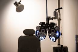 optometry patient room