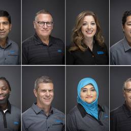Manufacturing company staff photos